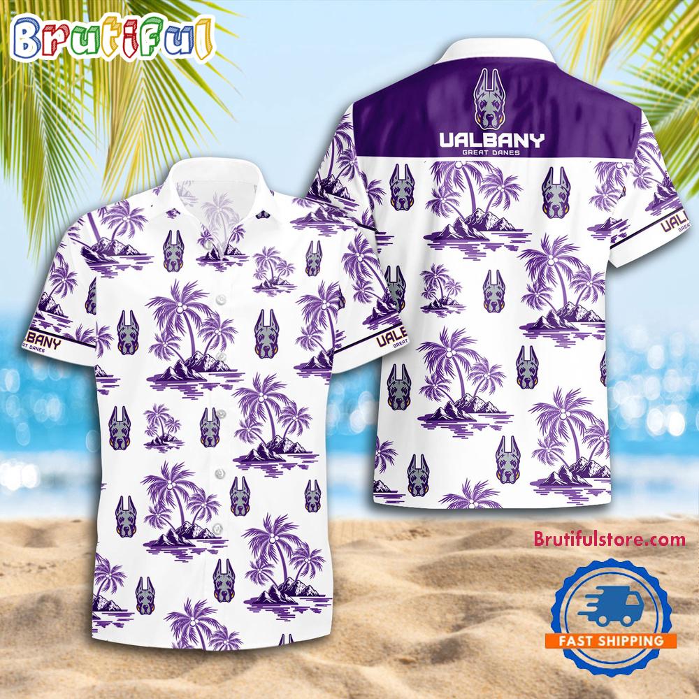 Sportswearmerch Albany Great Danes NCAA Summer Personalized Hawaiian Shirt For Fan