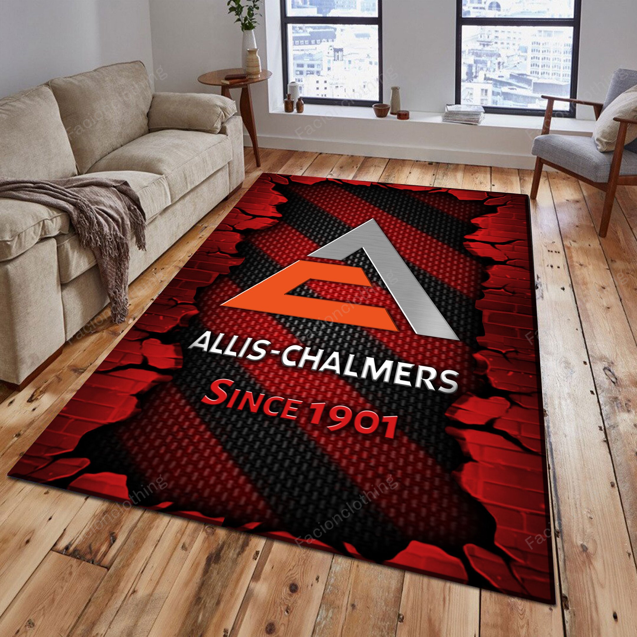 Sportswearmerch Allis Chalmers Tractor Personalized Rug For Fan