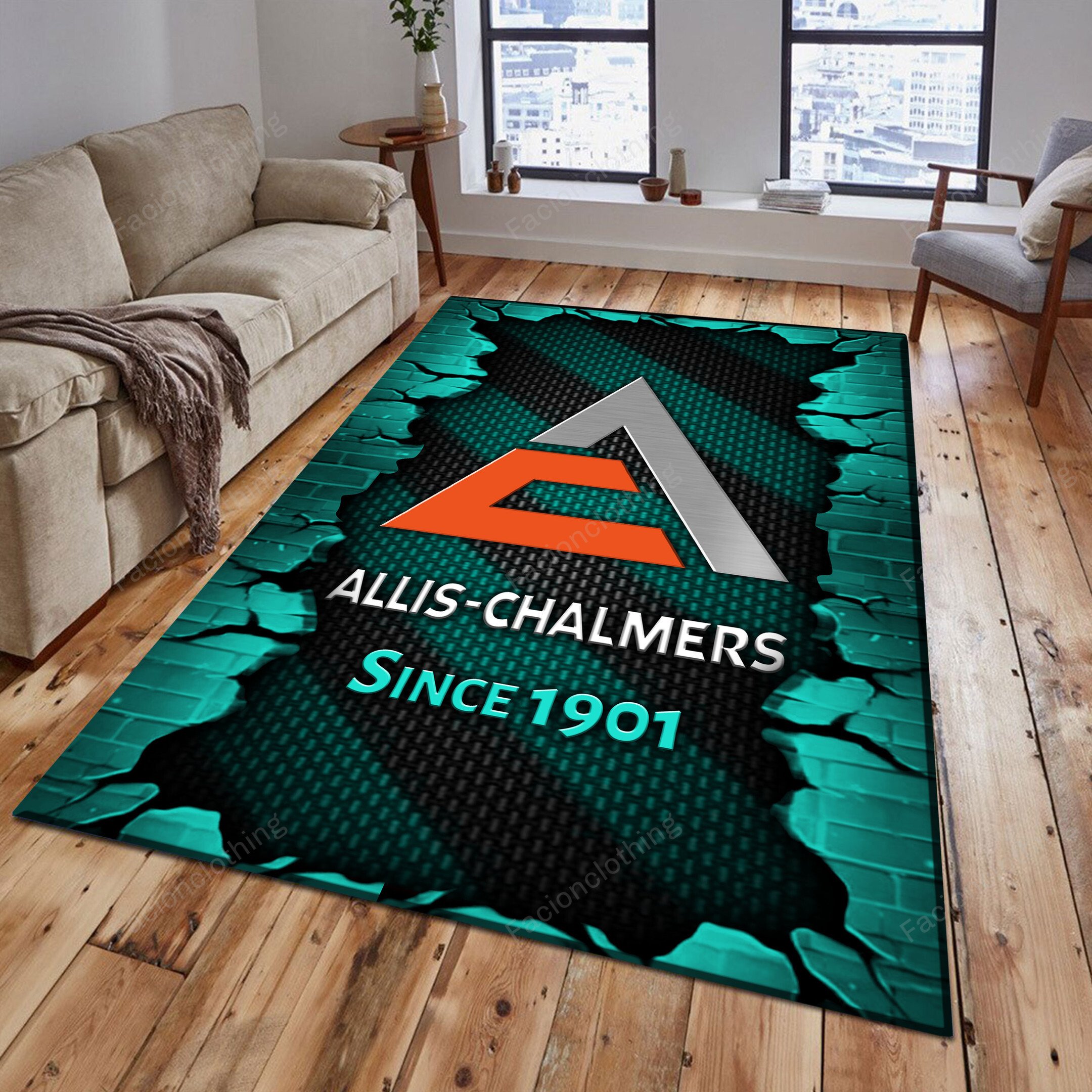 Sportswearmerch Allis Chalmers Tractor Personalized Rug For Fan