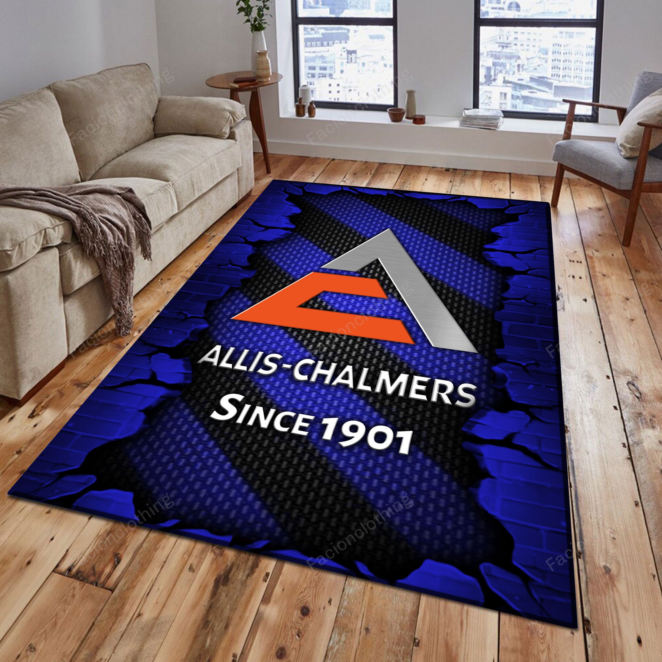 Sportswearmerch Allis Chalmers Tractor Personalized Rug For Fan