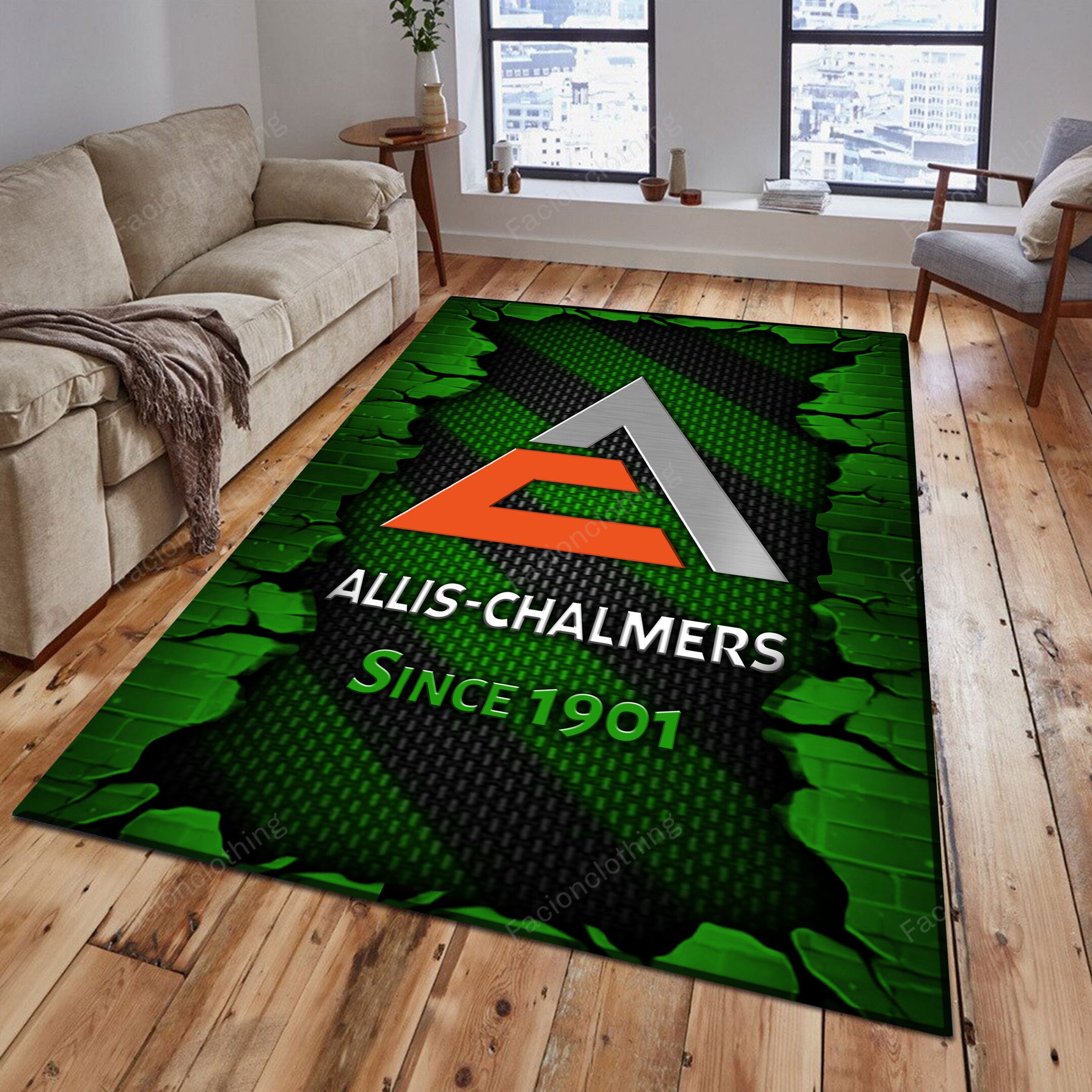 Sportswearmerch Allis Chalmers Tractor Personalized Rug For Fan
