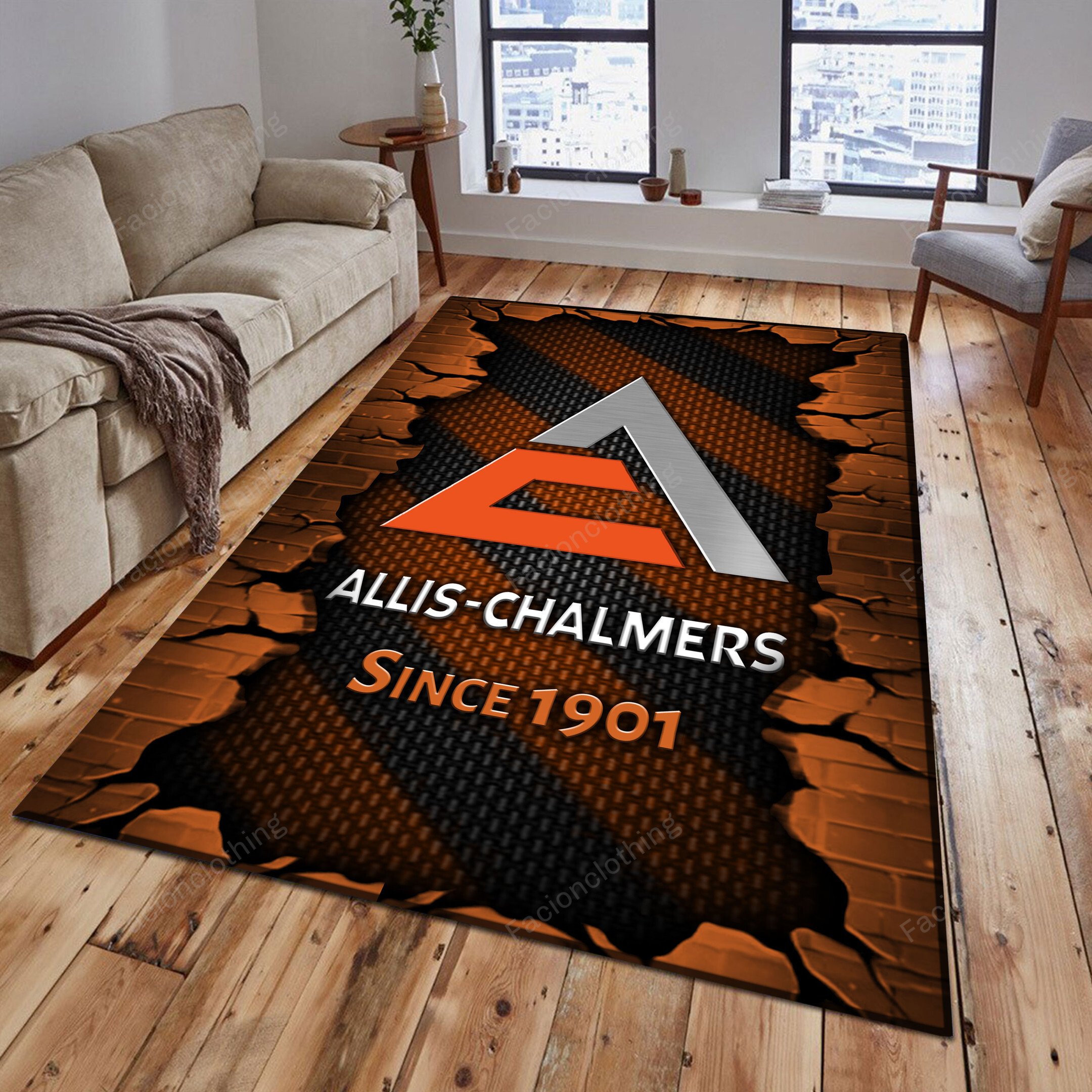 Sportswearmerch Allis Chalmers Tractor Personalized Rug For Fan