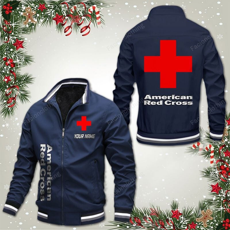 Sportswearmerch American Red Cross Personalized Bomber Jacket For Fan