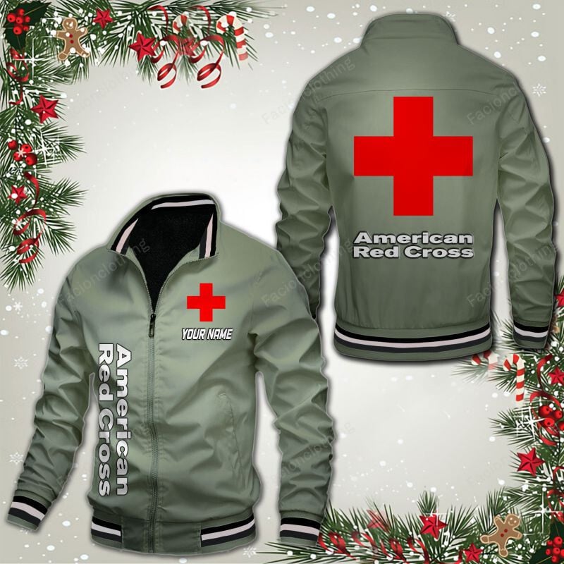 Sportswearmerch American Red Cross Personalized Bomber Jacket For Fan