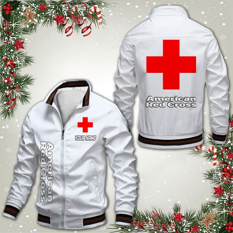 Sportswearmerch American Red Cross Personalized Bomber Jacket For Fan