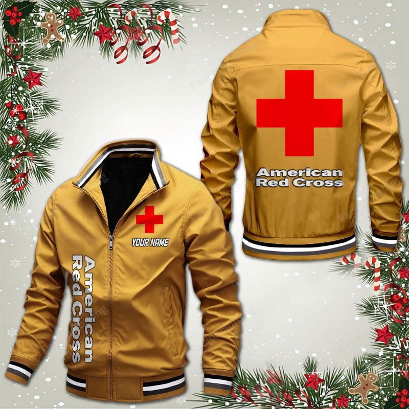 Sportswearmerch American Red Cross Personalized Bomber Jacket For Fan
