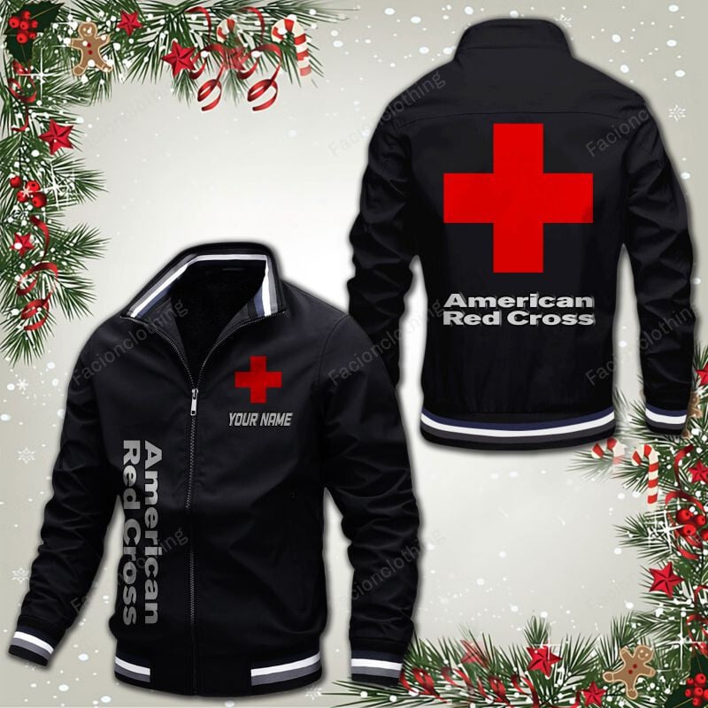 Sportswearmerch American Red Cross Personalized Bomber Jacket For Fan
