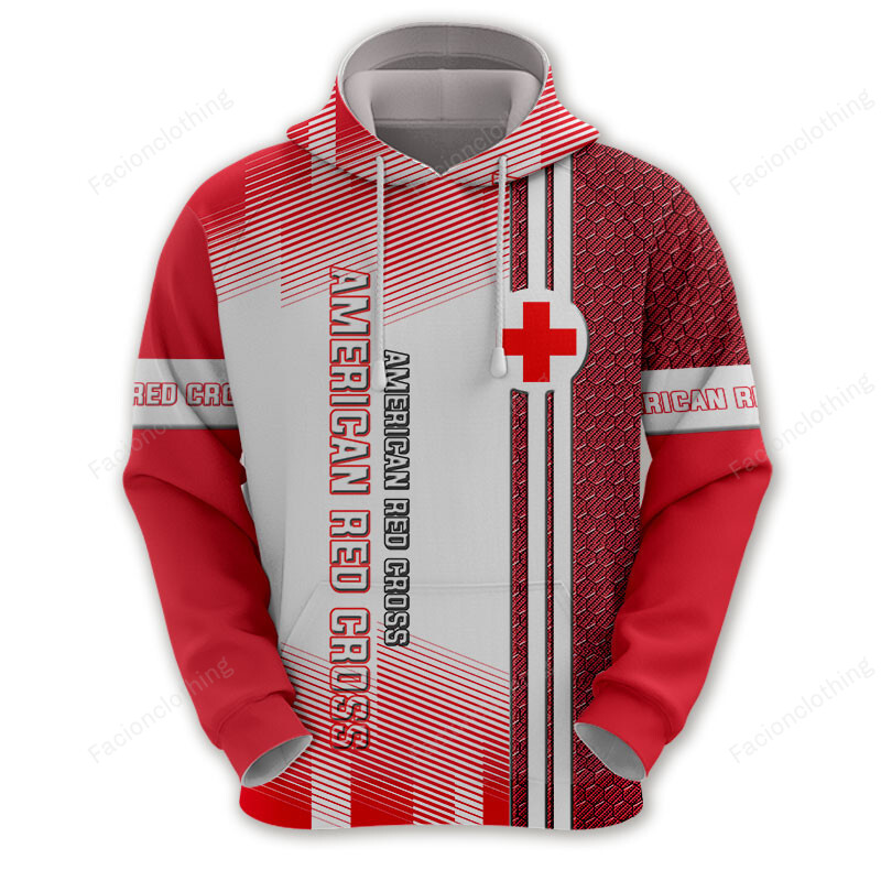 Sportswearmerch American Red Cross Personalized Fashion Hoodie For Fan