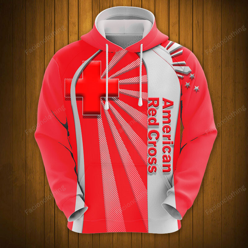 Sportswearmerch American Red Cross Personalized Fashion Hoodie For Fan