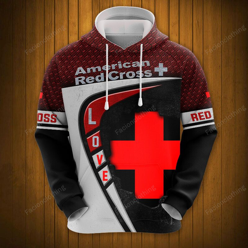 Sportswearmerch American Red Cross Personalized Fashion Hoodie For Fan