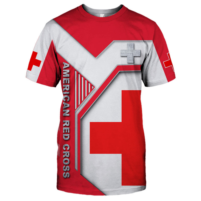 Sportswearmerch American Red Cross Personalized Fashion T-shirt For Fan