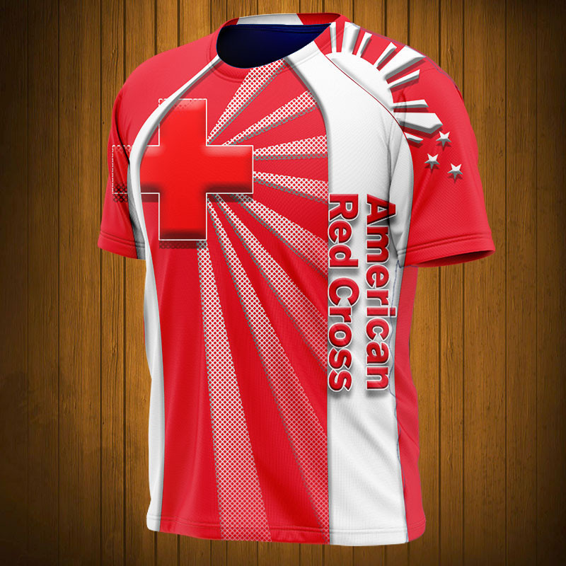 Sportswearmerch American Red Cross Personalized Fashion T-shirt For Fan