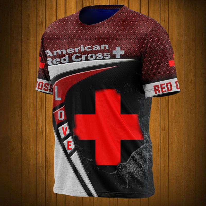 Sportswearmerch American Red Cross Personalized Fashion T-shirt For Fan