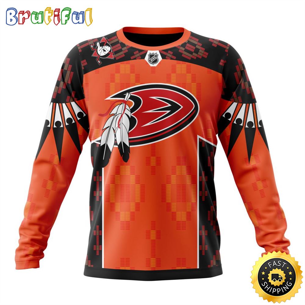 Sportswearmerch Anaheim Ducks NHL Child Lives Matter Personalized Sweater For Fan