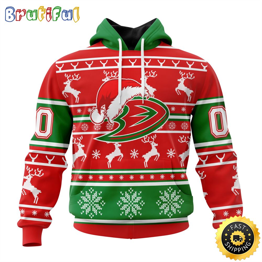 Sportswearmerch Anaheim Ducks NHL Christmas Hoodie For Fan