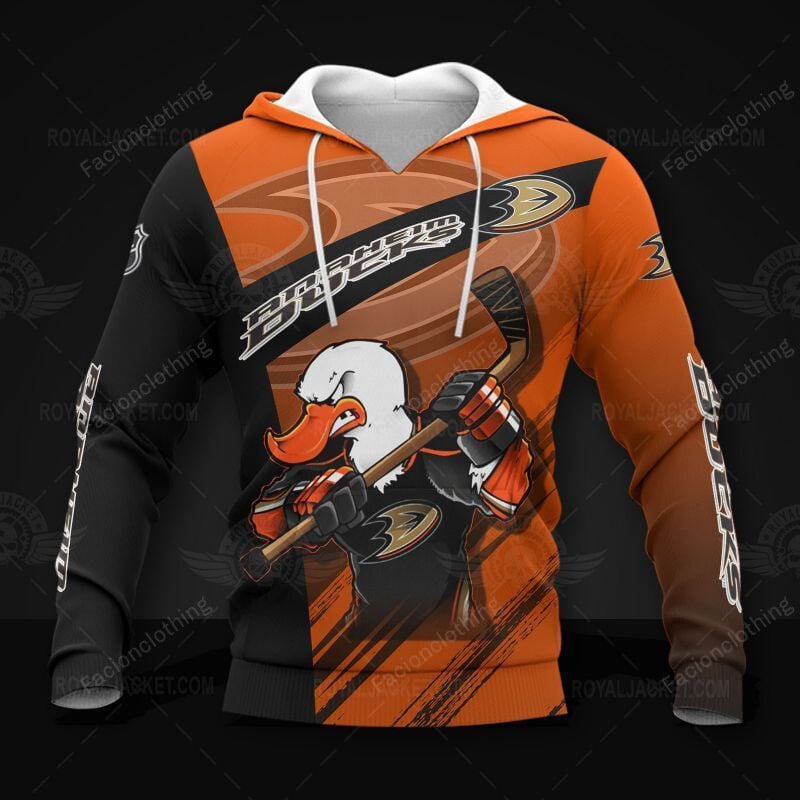 Sportswearmerch Anaheim Ducks NHL Personalized Hoodie For Fan