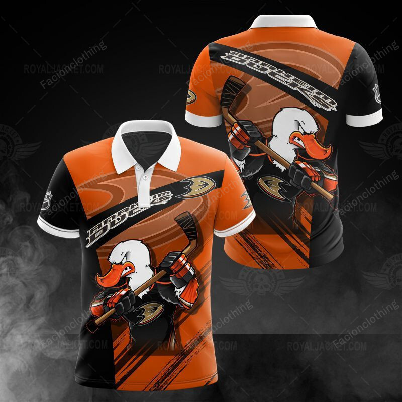 Sportswearmerch Anaheim Ducks NHL Personalized Polo Shirt For Fan