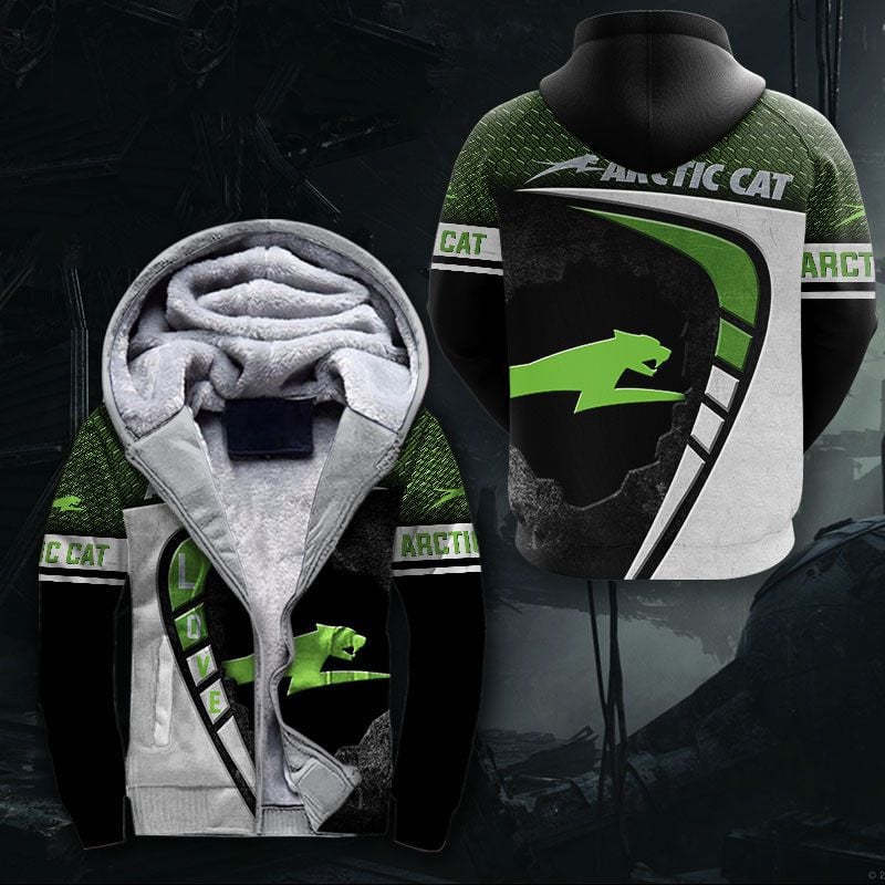 Sportswearmerch Arctic Cat Sport Personalized Fashion Fleece Zip Hoodie Jacket For Fan