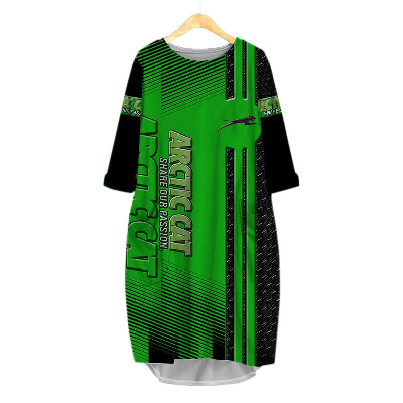 Sportswearmerch Arctic Cat Sport Personalized Fashion Pocket Dress For Fan