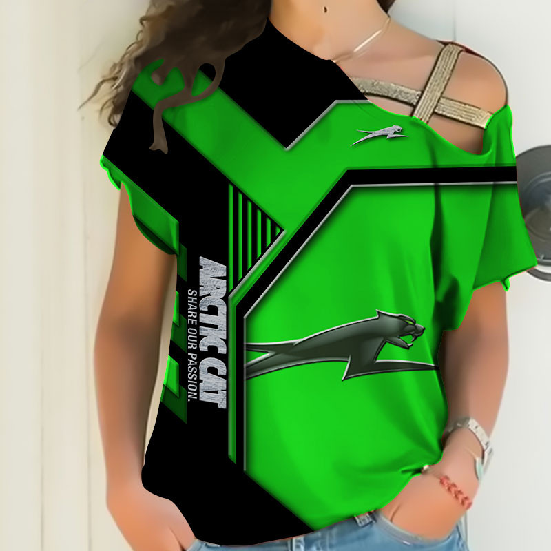 Sportswearmerch Arctic Cat Sport Personalized Fashion Strapless Short Sleeve For Fan