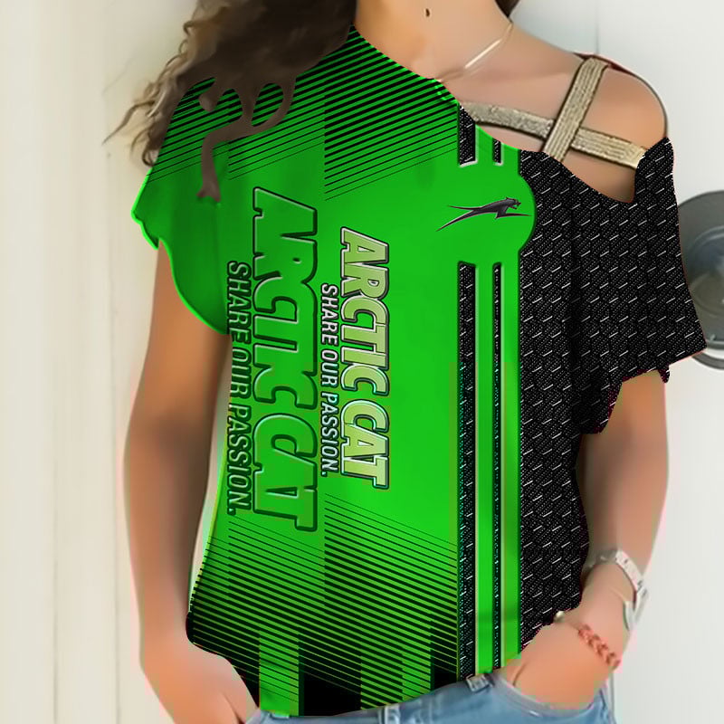 Sportswearmerch Arctic Cat Sport Personalized Fashion Strapless Short Sleeve For Fan