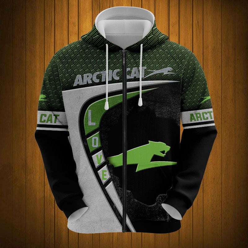 Sportswearmerch Arctic Cat Sport Personalized Fashion Zip Hoodie For Fan