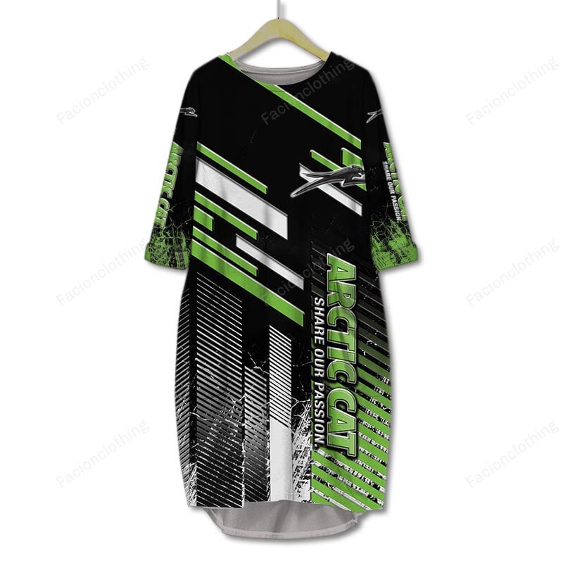 Sportswearmerch Arctic Cat Sport Personalized Pocket Dress For Fan