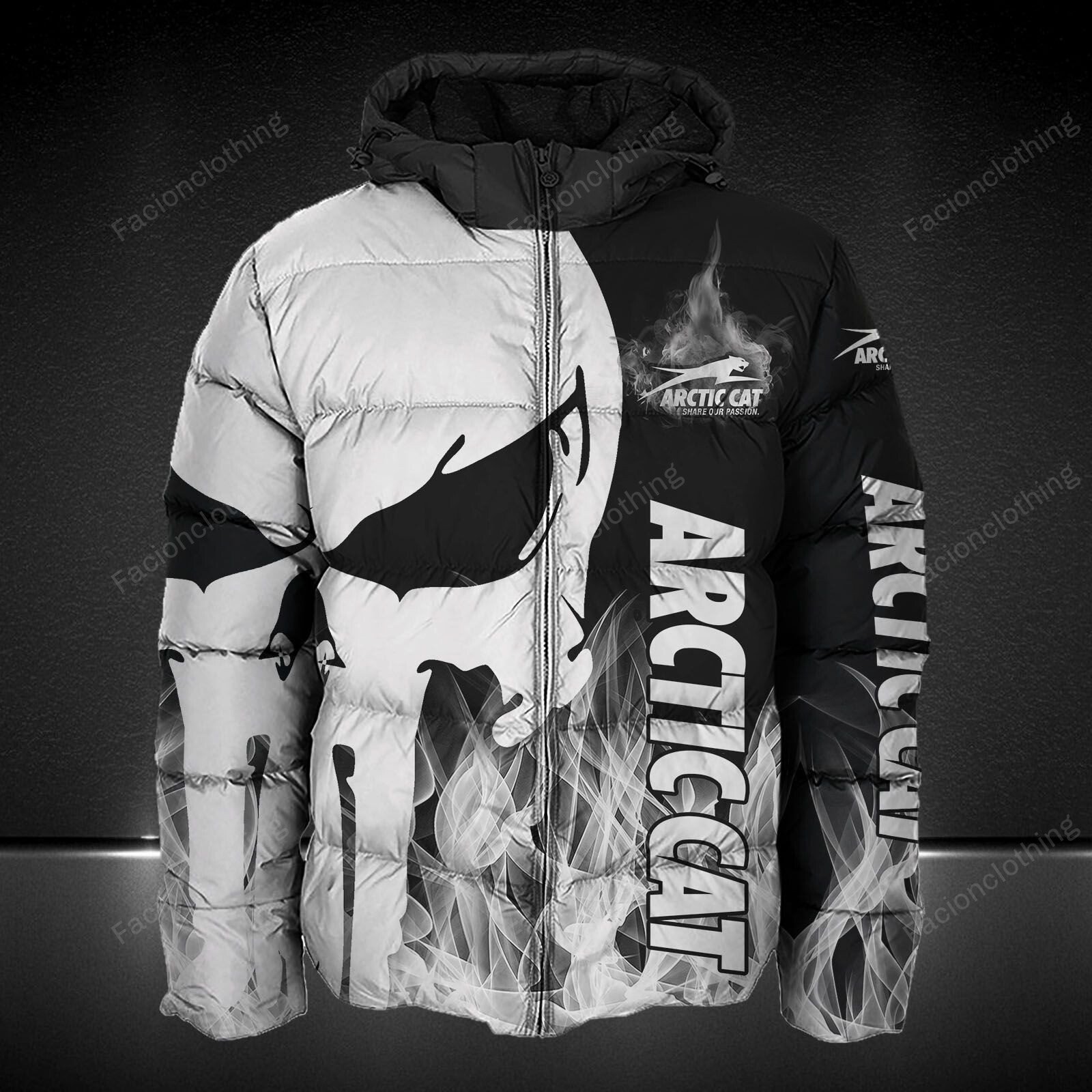 Sportswearmerch Arctic Cat Sport Personalized Puffer Jacket For Fan
