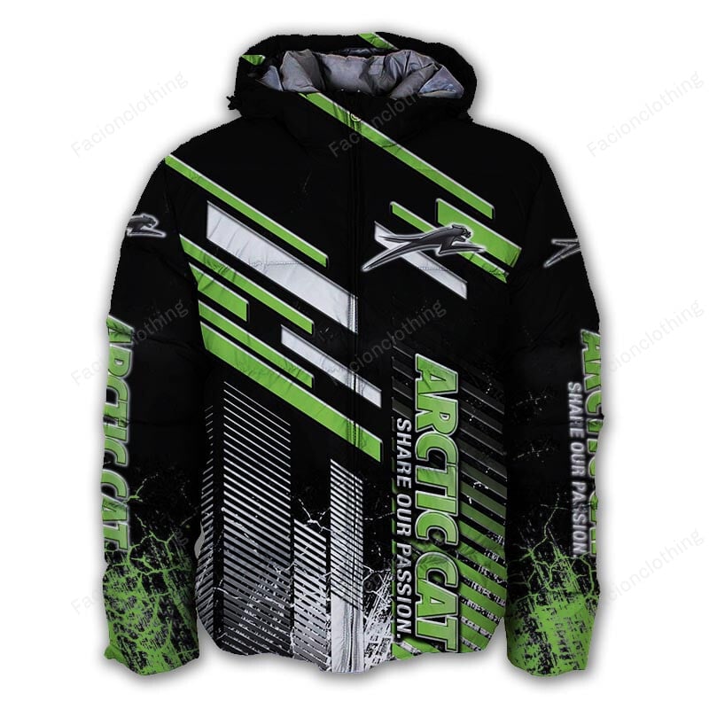Sportswearmerch Arctic Cat Sport Personalized Puffer Jacket For Fan