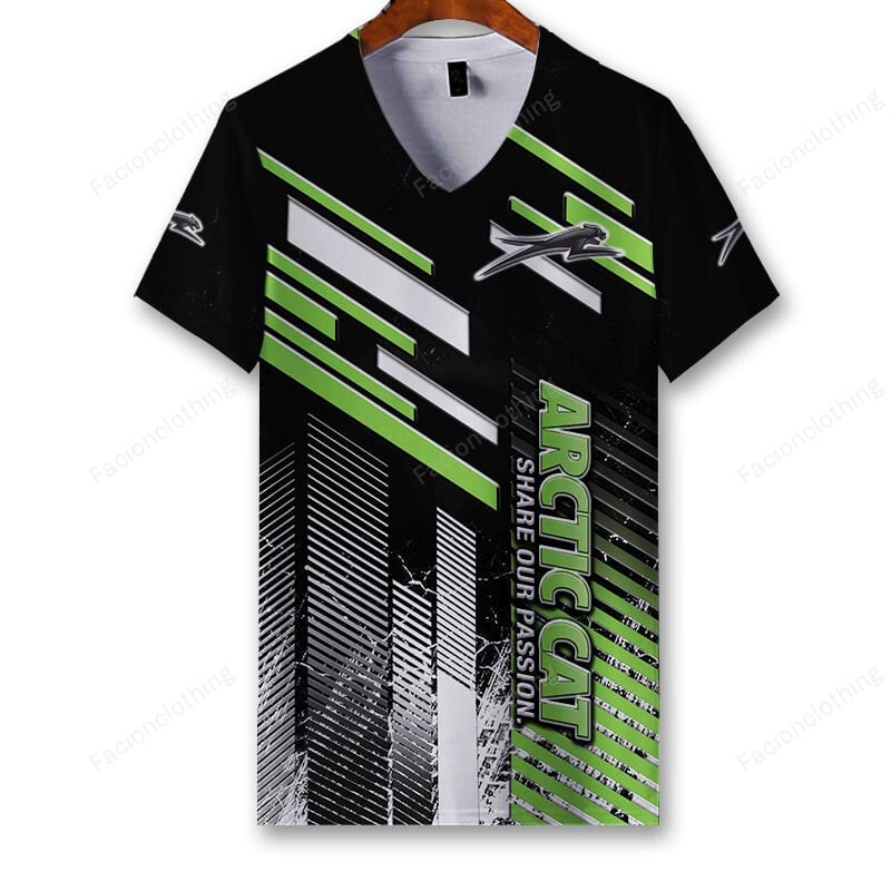 Sportswearmerch Arctic Cat Sport Personalized V-neck Women T-shirt For Fan