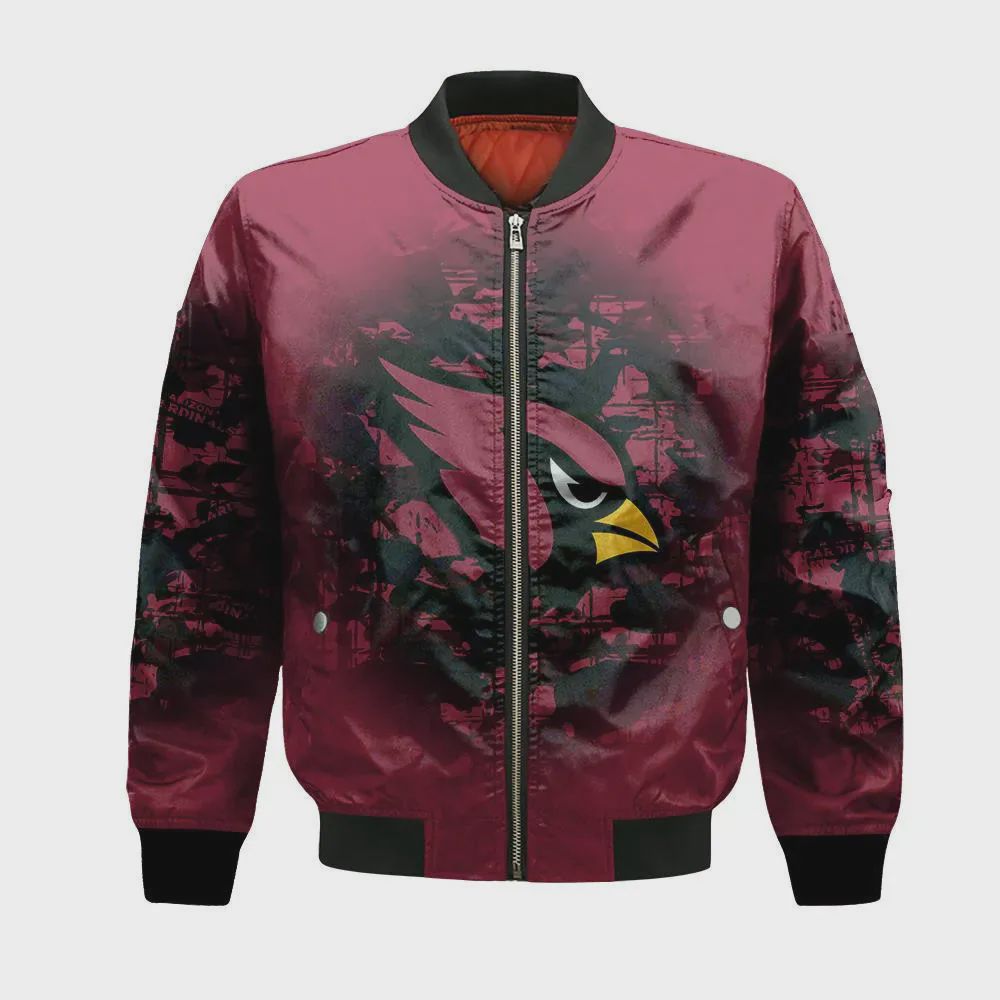 Sportswearmerch Arizona Cardinals NFL Bomber Jacket Camouflage Vintage For Fan