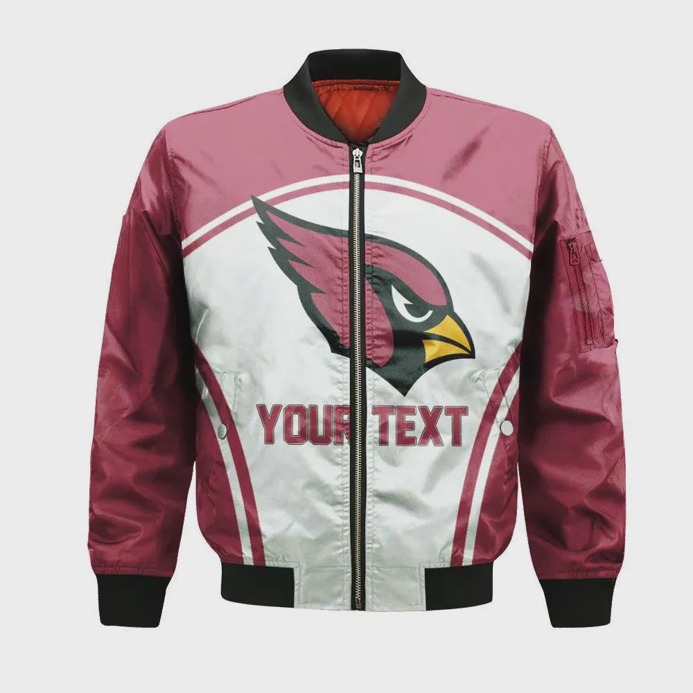 Sportswearmerch Arizona Cardinals NFL Bomber Jacket Curve For Fan