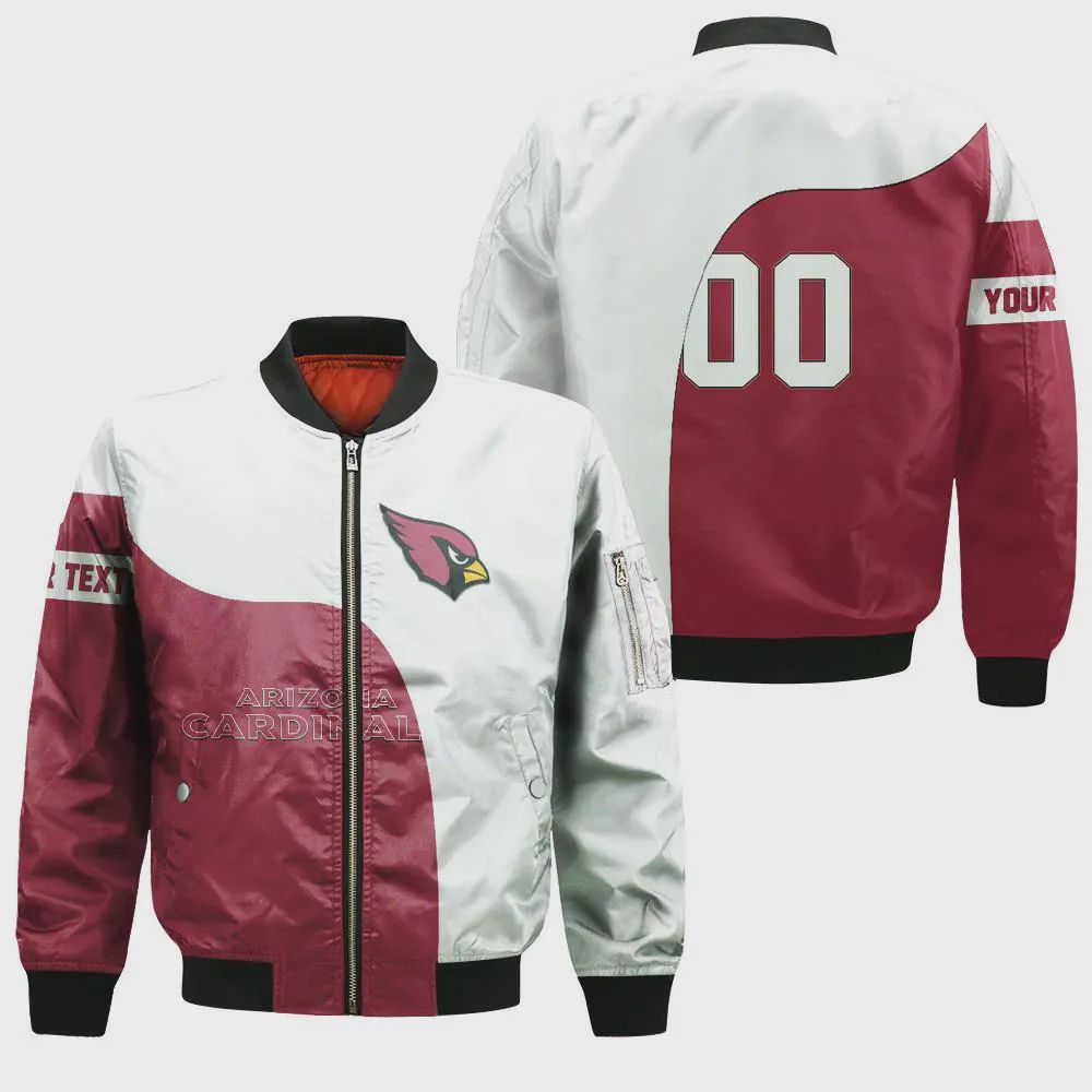Sportswearmerch Arizona Cardinals NFL Bomber Jacket Curve Style For Fan