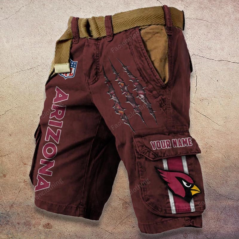 Sportswearmerch Arizona Cardinals NFL Denim Short For Fan
