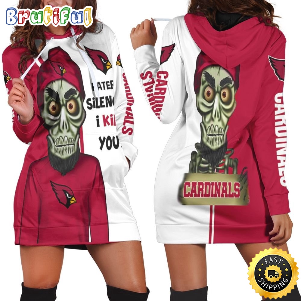 Sportswearmerch Arizona Cardinals NFL Haters I Kill You Hoodie Dress For Fan