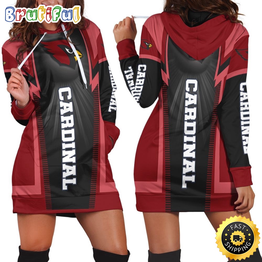 Sportswearmerch Arizona Cardinals NFL Hoodie Dress For Fan