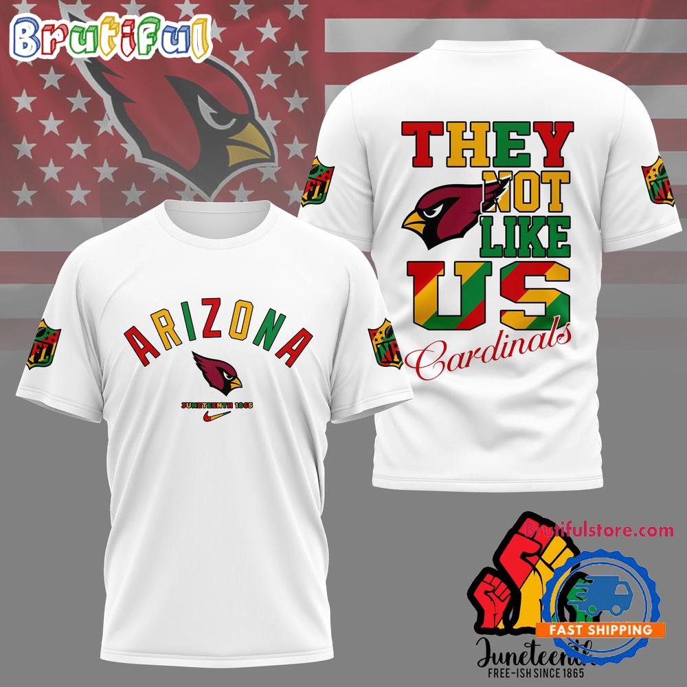 Sportswearmerch Arizona Cardinals NFL Juneteenth Freedom Day T-Shirt For Fan