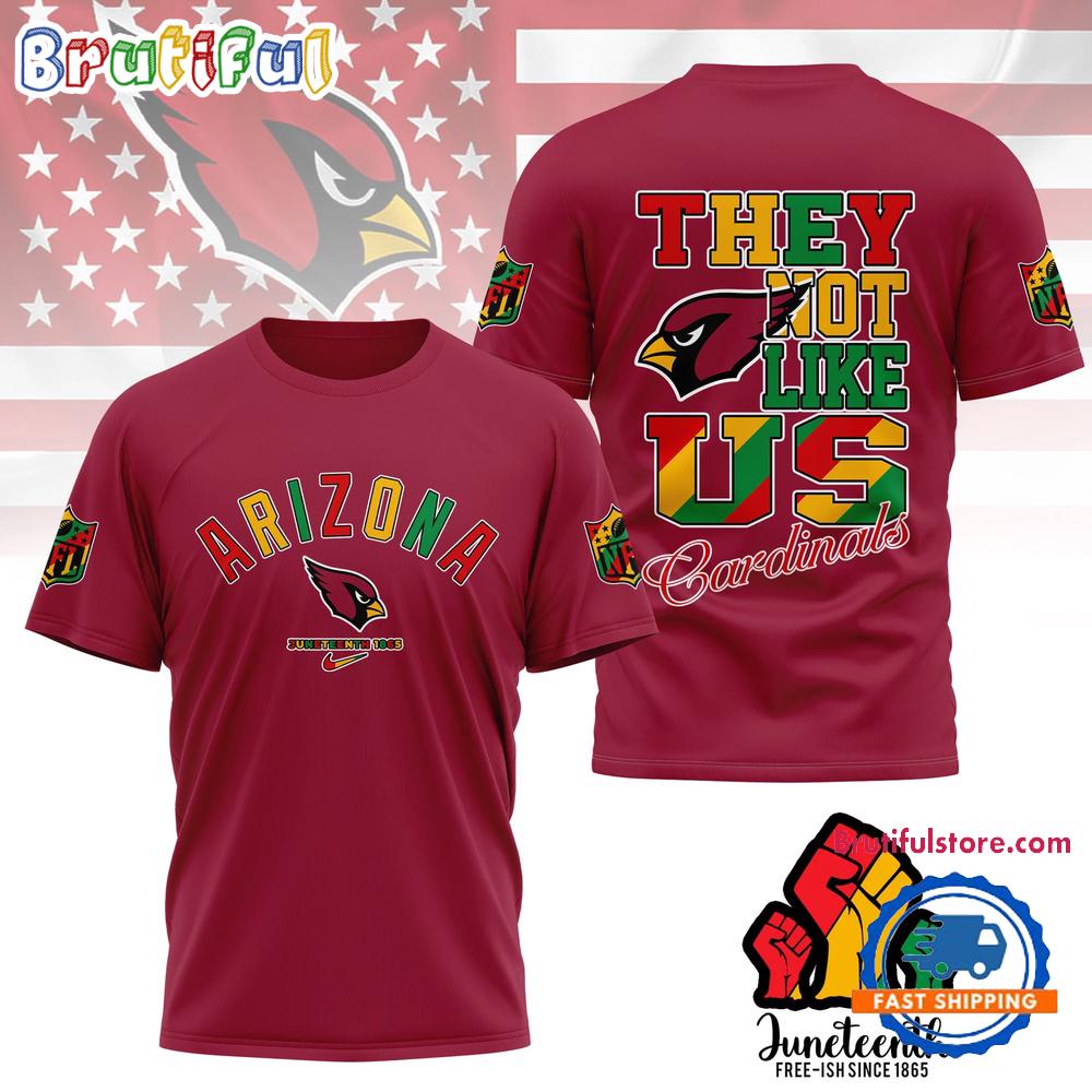 Sportswearmerch Arizona Cardinals NFL Juneteenth Freedom Day Unisex T-Shirt For Fan
