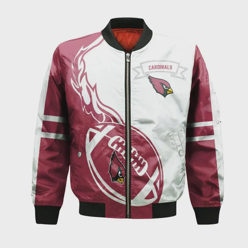 Sportswearmerch Arizona Cardinals NFL Personalized Bomber Jacket For Fan