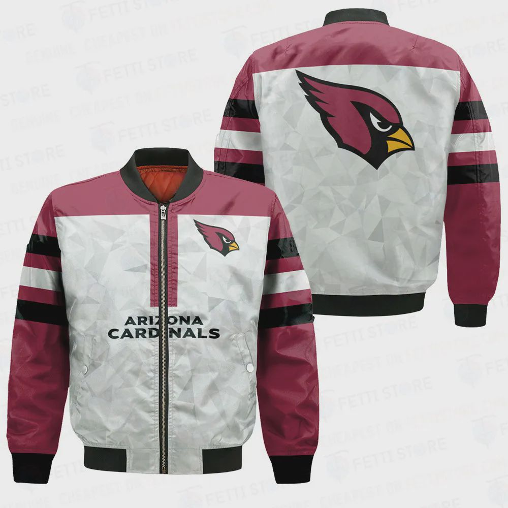 Sportswearmerch Arizona Cardinals NFL Personalized Bomber Jacket For Fan