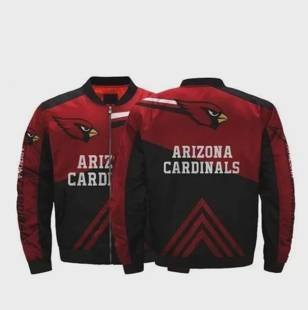 Sportswearmerch Arizona Cardinals NFL Personalized Bomber Jacket For Fan