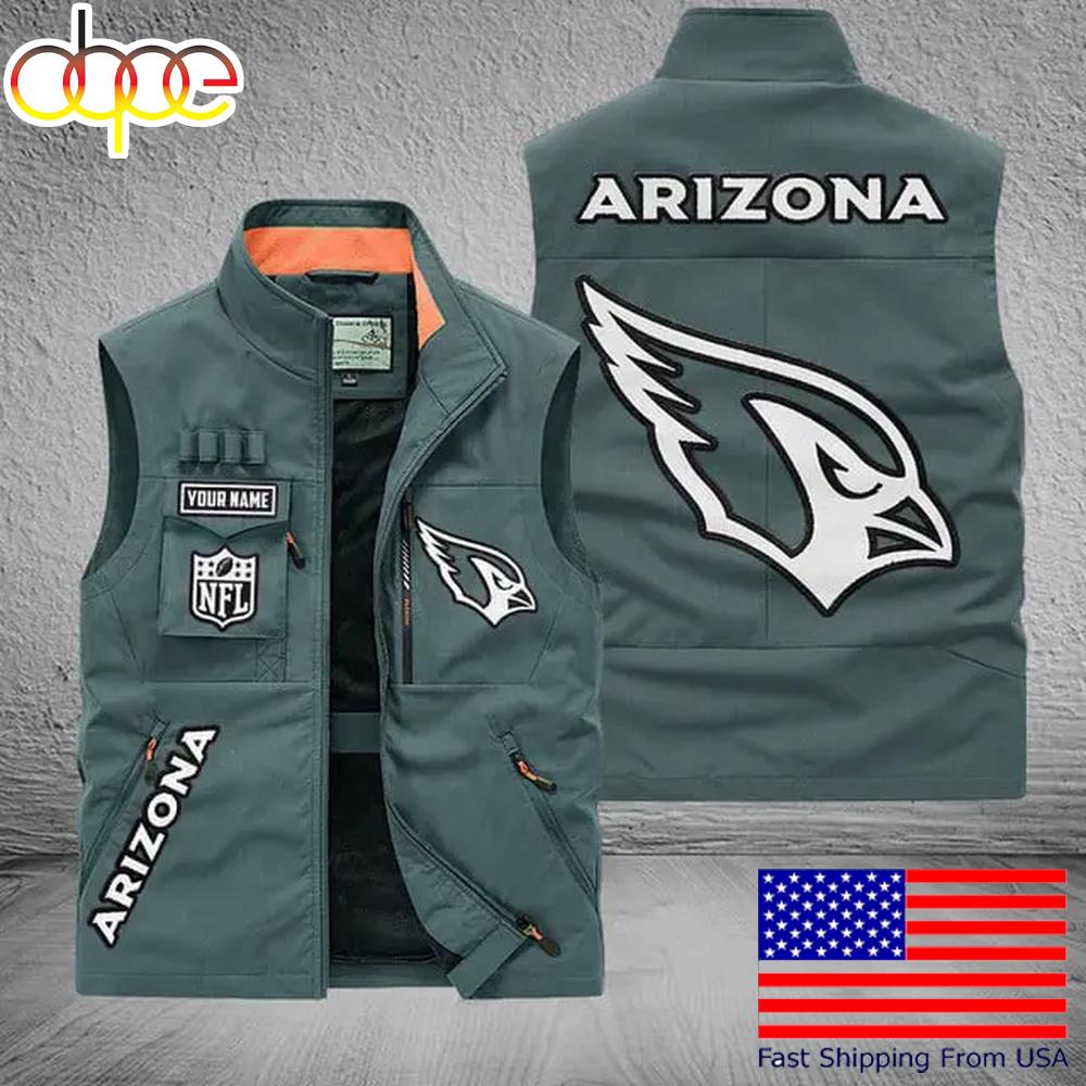 Sportswearmerch Arizona Cardinals NFL Personalized Pocket Vest For Fans For Fan