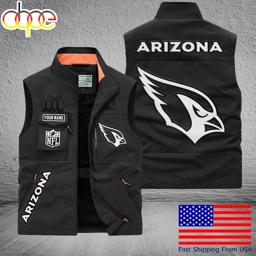 Sportswearmerch Arizona Cardinals NFL Personalized Pocket Vest For Fans For Fan