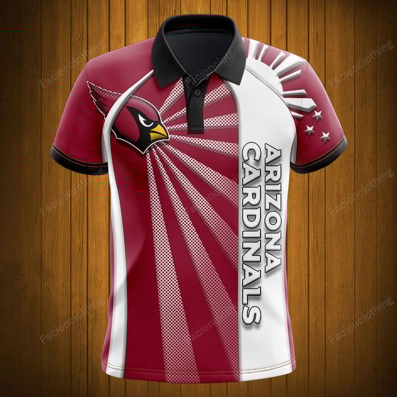Sportswearmerch Arizona Cardinals NFL Polo Shirt Personalized For Fan