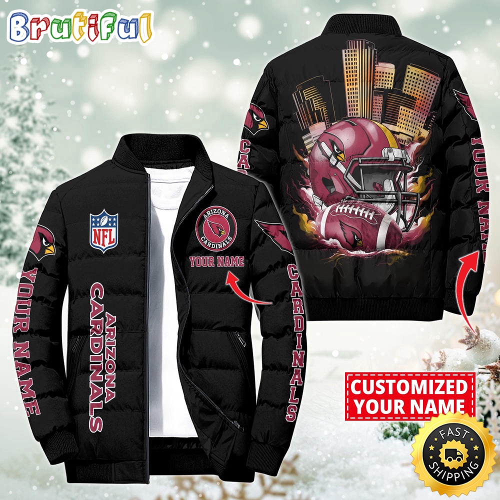 Sportswearmerch Arizona Cardinals NFL Puffer Jacket For Fan