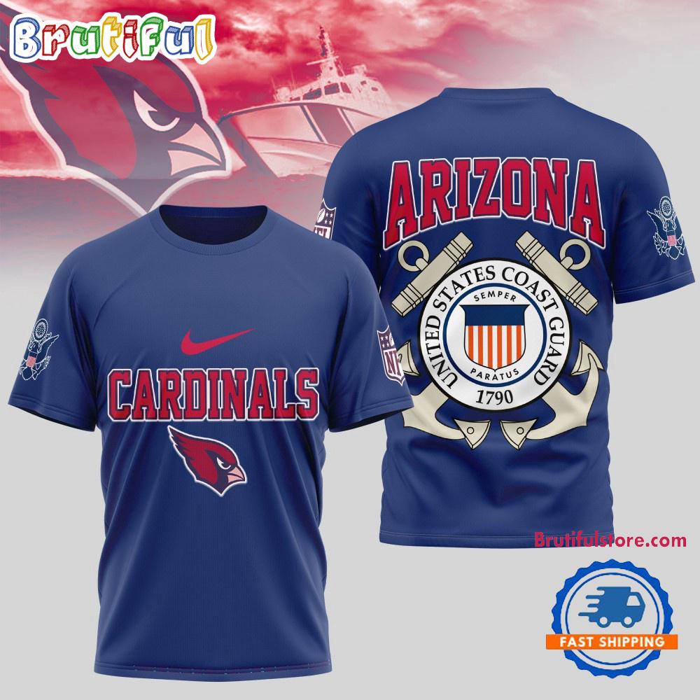 Sportswearmerch Arizona Cardinals NFL United States Coast Guard T-Shirt For Fan