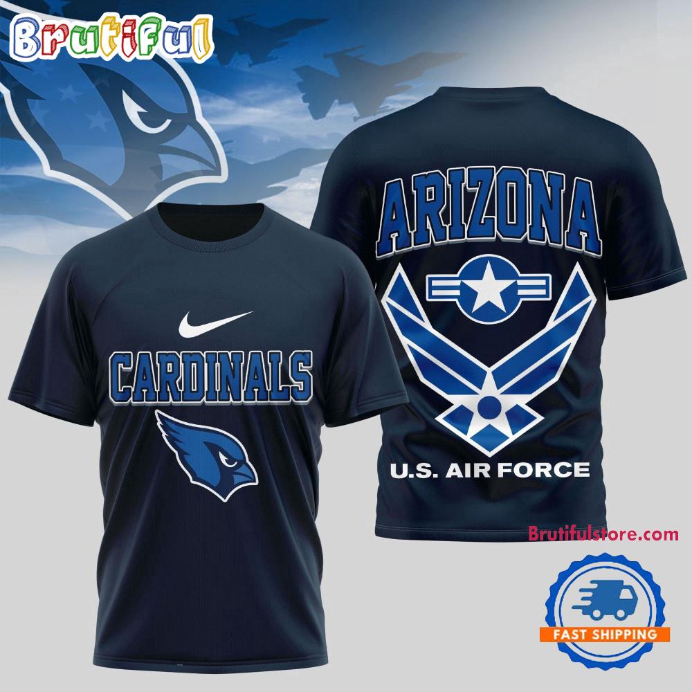 Sportswearmerch Arizona Cardinals NFL Us Air Force Military T-Shirt For Fan