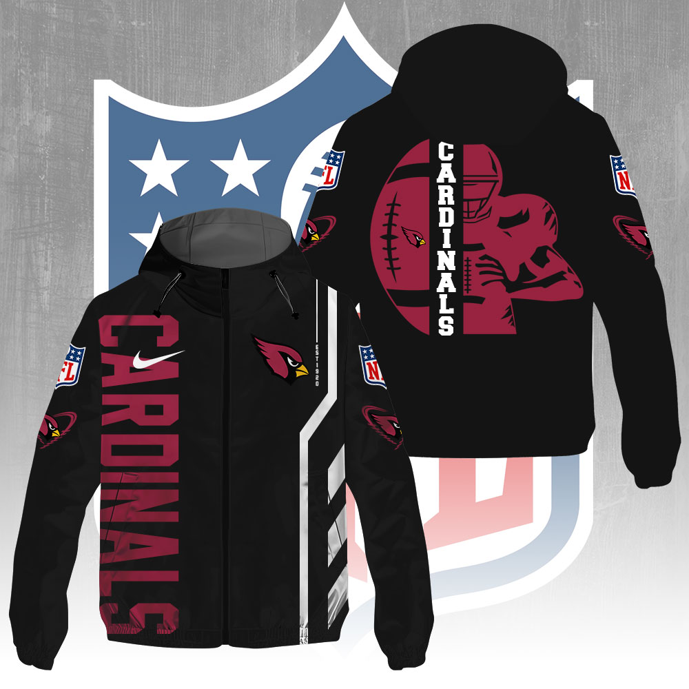 Sportswearmerch Arizona Cardinals NFL Windbreaker Jacket For Fan