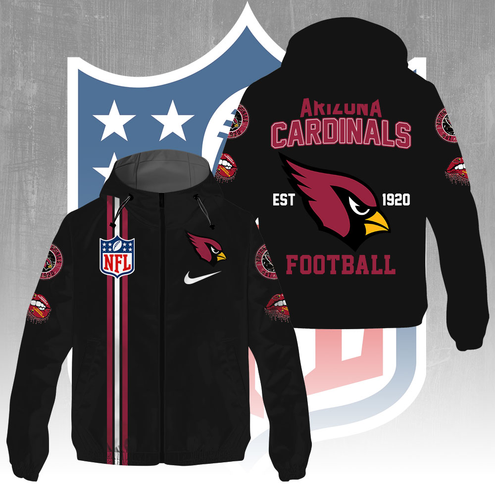 Sportswearmerch Arizona Cardinals NFL Windbreaker Jacket For Fan