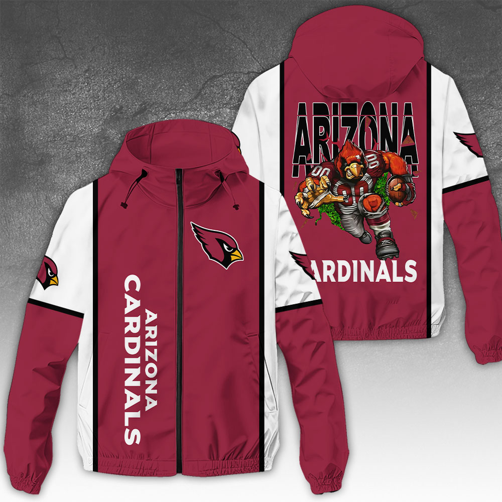 Sportswearmerch Arizona Cardinals NFL Windbreaker Jacket For Fan